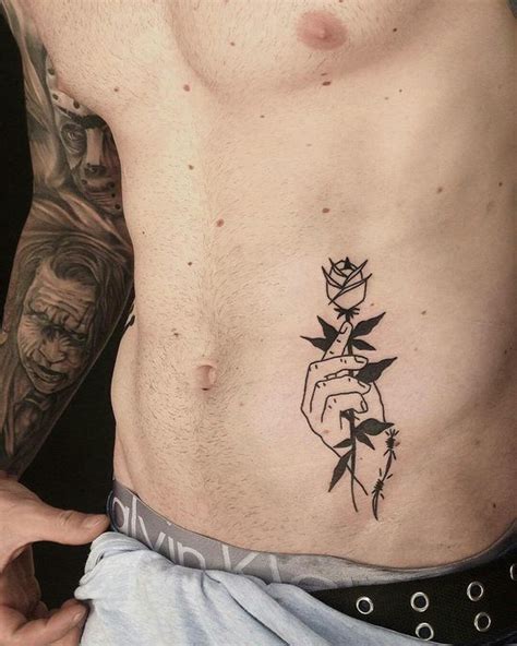 tatuajes para hombres abdomen bajo|Tatuajes en el abdomen para hombres: 46 ideas en fotos ¡Muy。